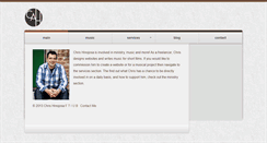 Desktop Screenshot of chrishinojosa.com
